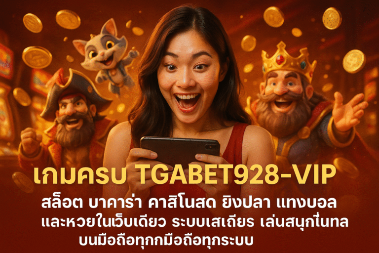 เกมครบ TGABET928 สล็อต บาคาร่า คาสิโนสด