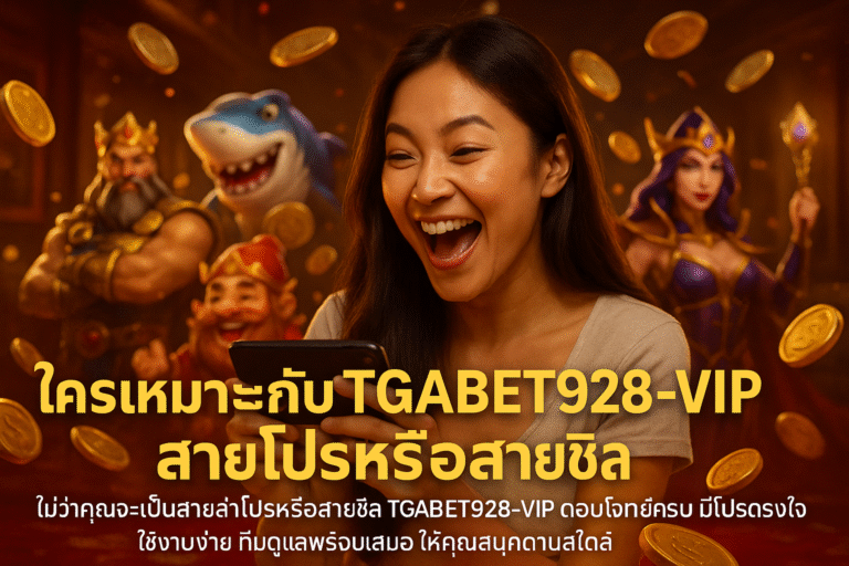 ใครเหมาะกับ TGABET928 สายโปรหรือสายชิล